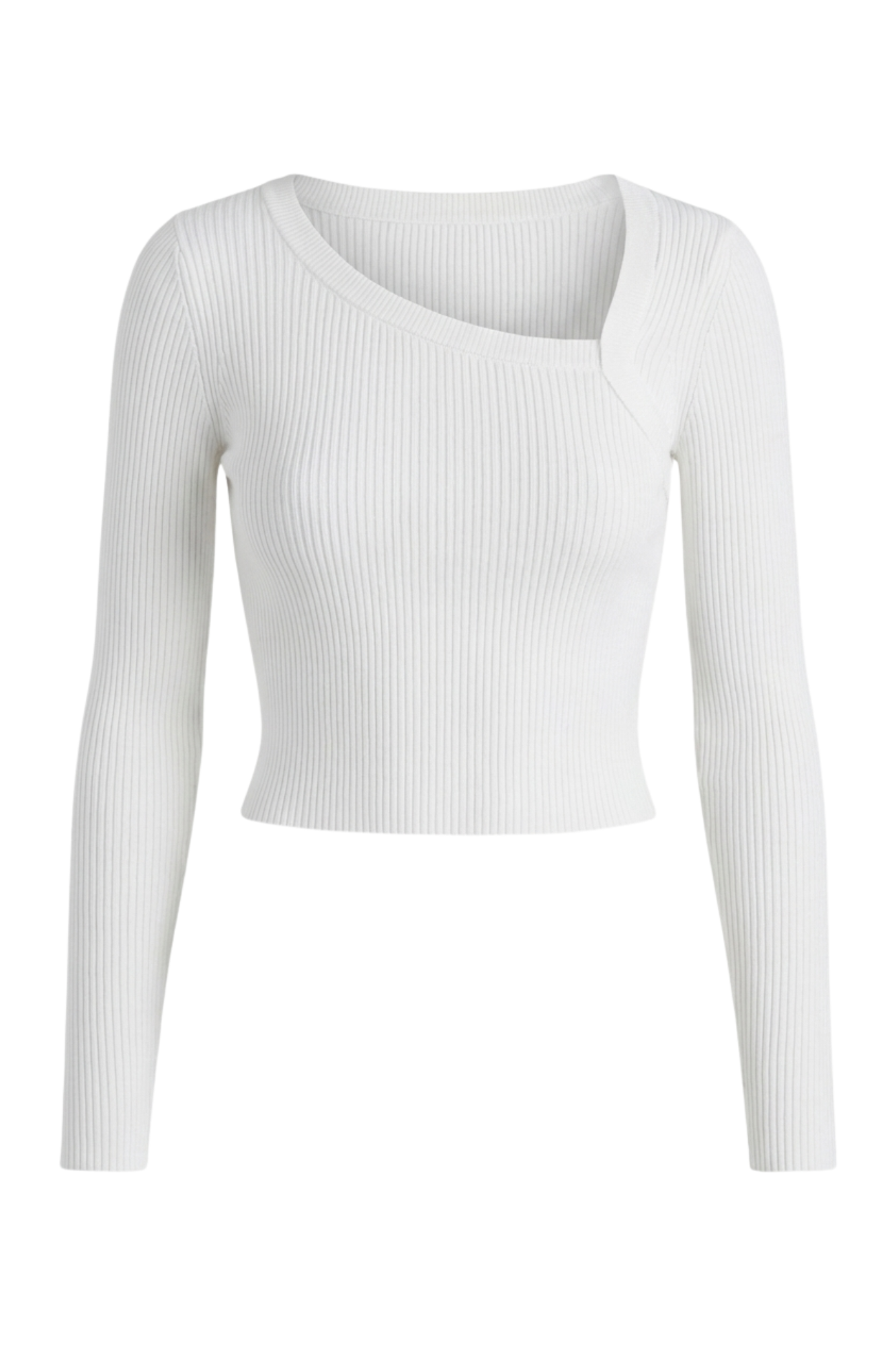 THE CUT OUT LUXE KNIT TOP / BONE