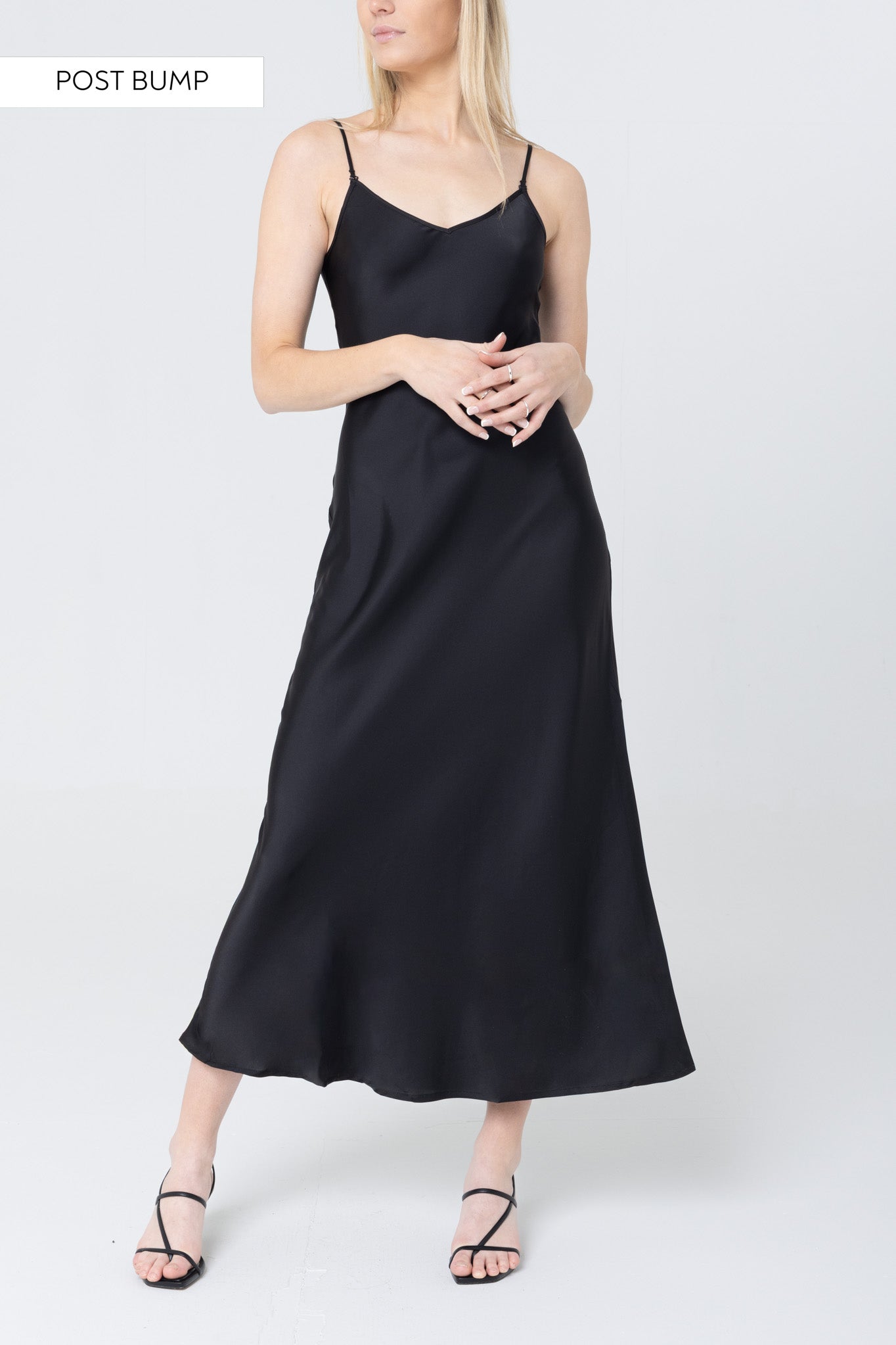 THE “EVERYTHING” SLIP DRESS / ONYX