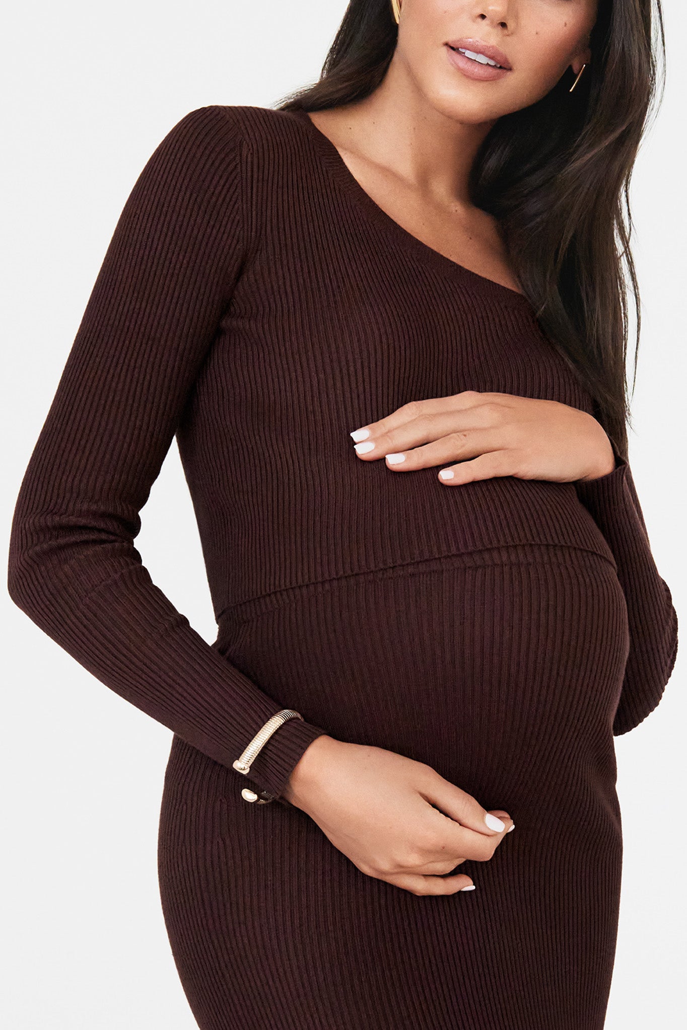 THE CUT OUT LUXE KNIT TOP / LIMITED EDITION ESPRESSO