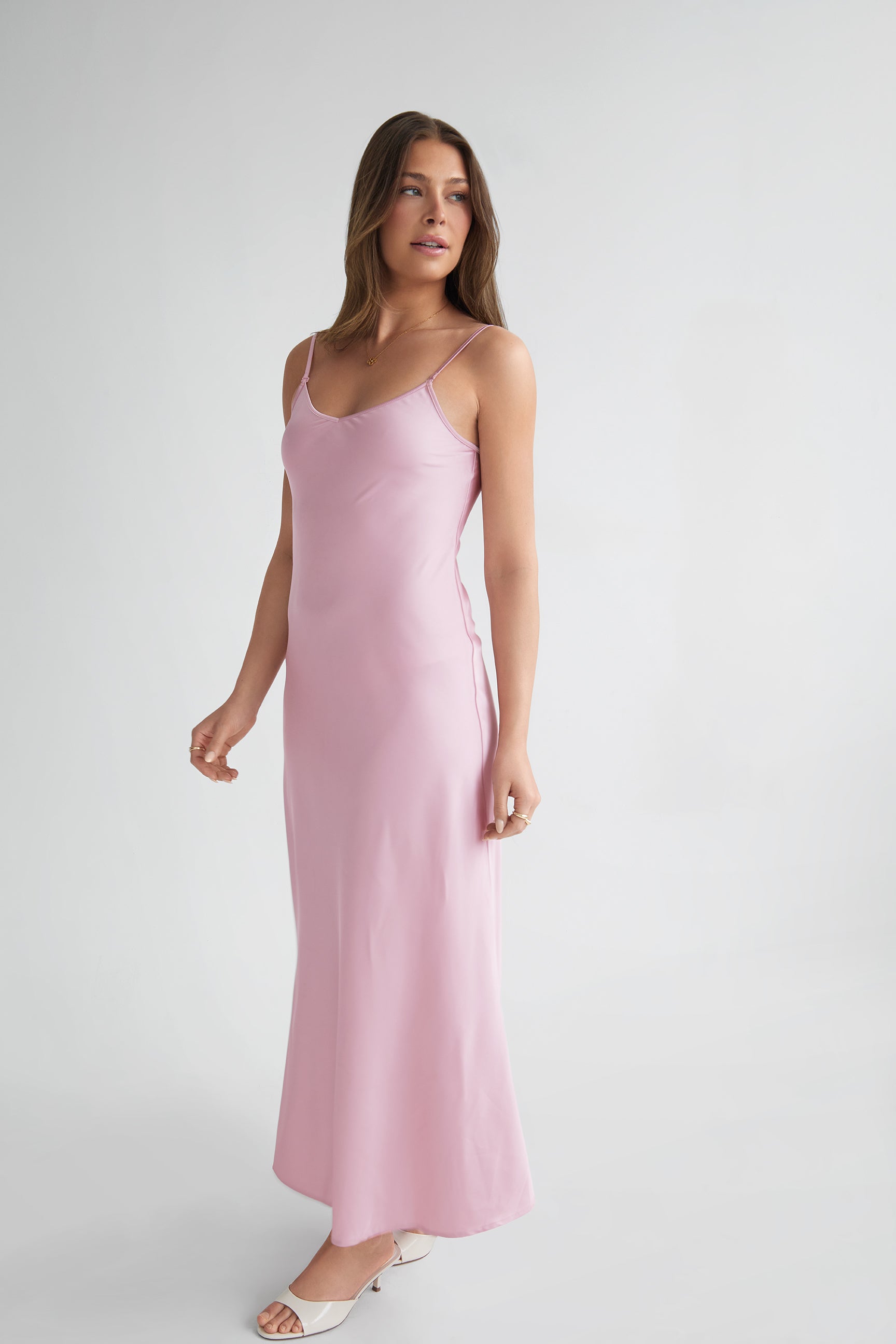 THE “EVERYTHING” SLIP DRESS / BLUSH