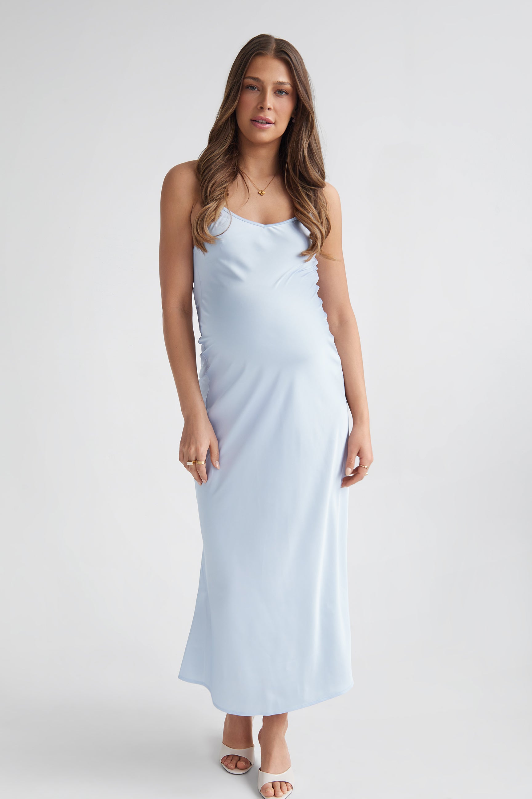 THE “EVERYTHING” SLIP DRESS / PALE BLUE