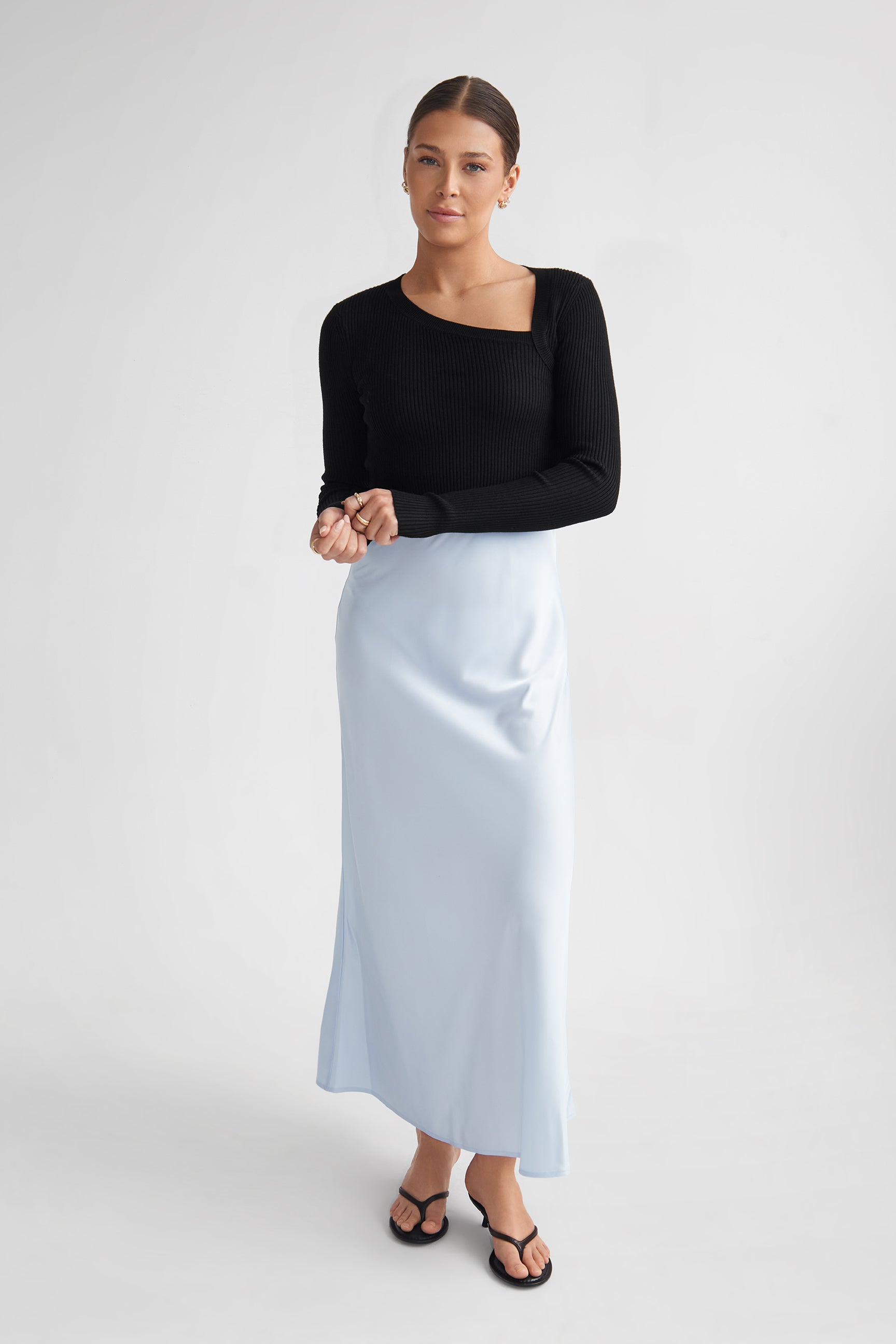 THE “EVERYTHING” SLIP DRESS / PALE BLUE