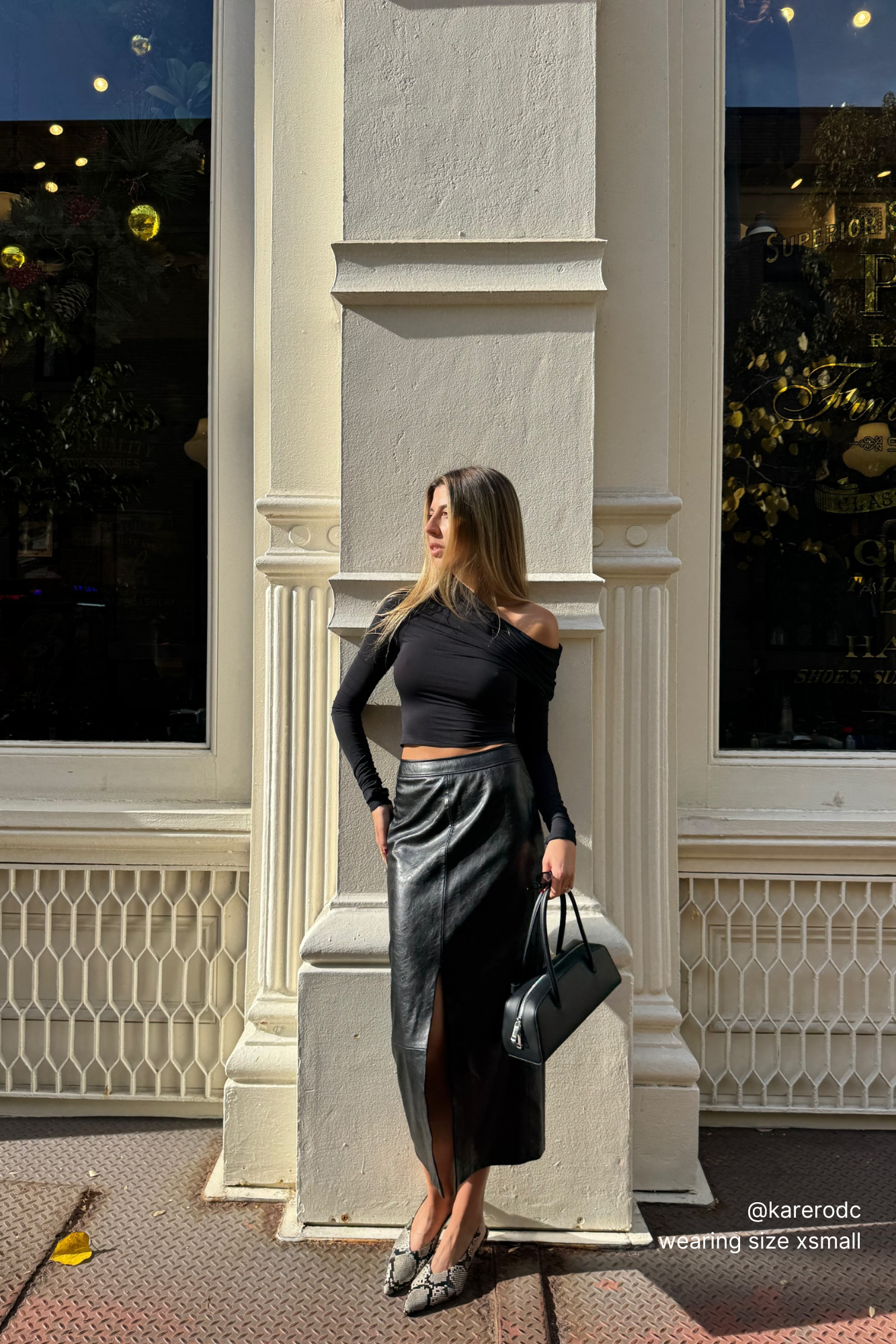 THE ASYMMETRICAL MICRO MODAL TOP / ONYX