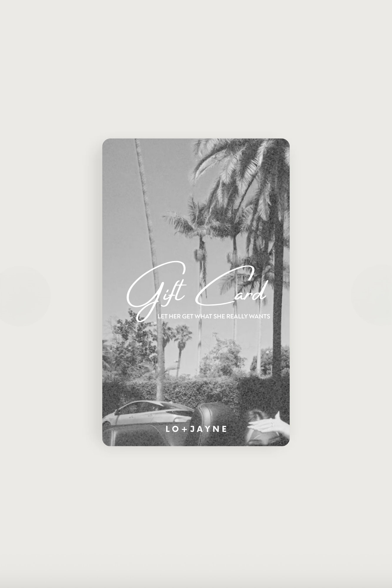 LO+JAYNE E-GIFT CARD