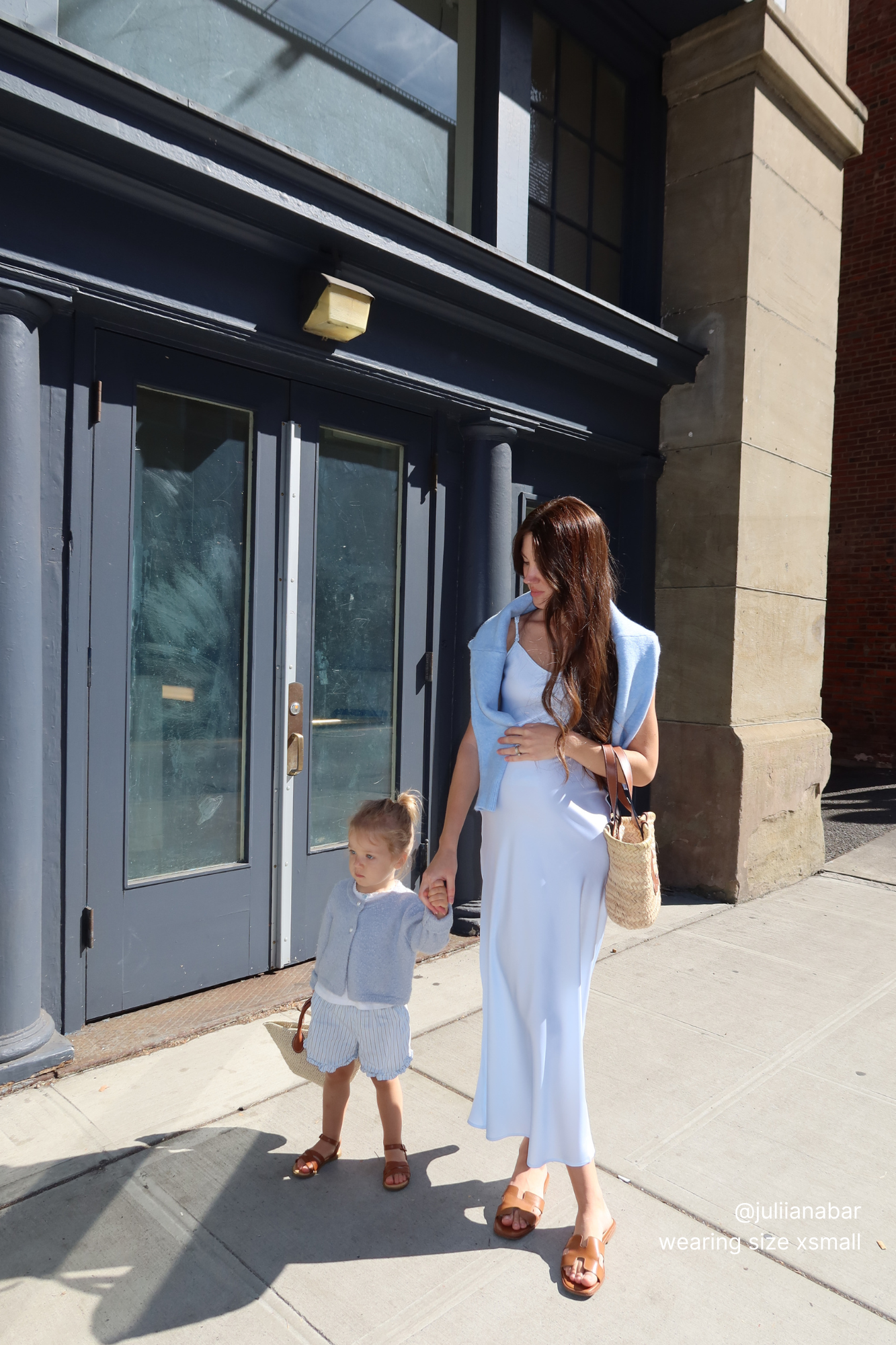 THE “EVERYTHING” SLIP DRESS / PALE BLUE