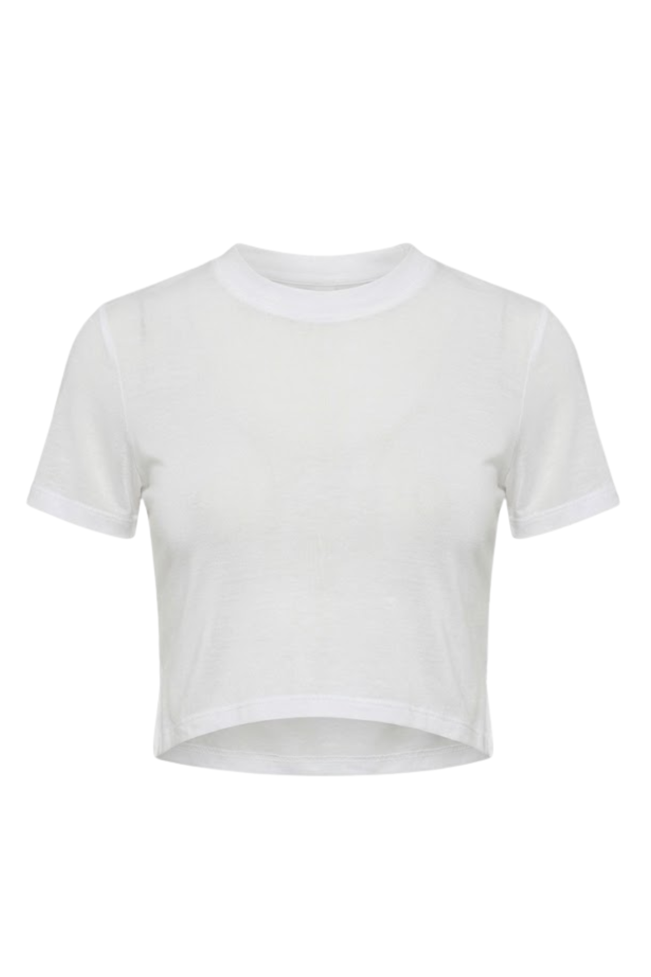THE TENCEL™  T-SHIRT CROP / WHITE