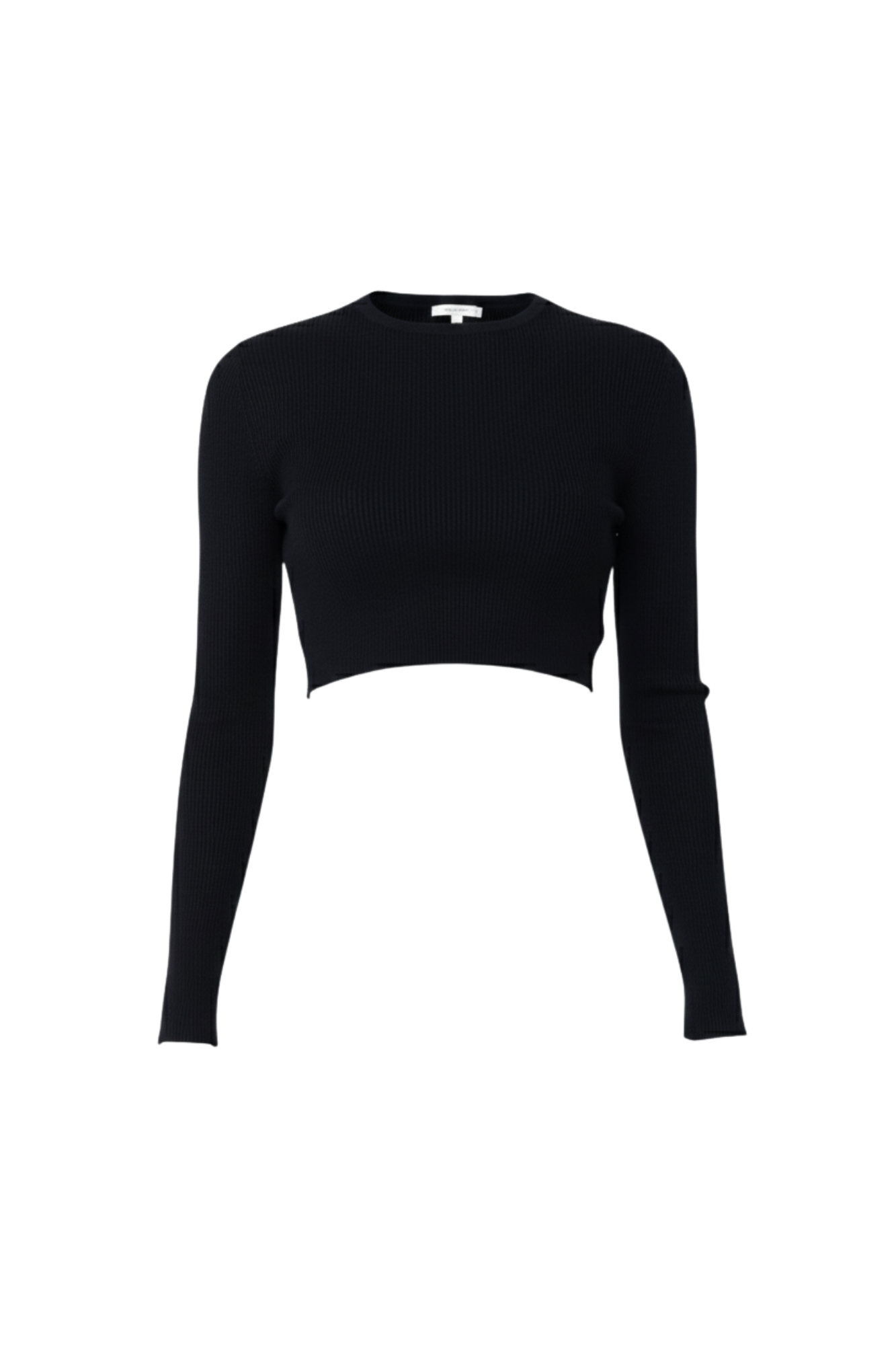 THE CREW CROP KNIT SWEATER / ONYX